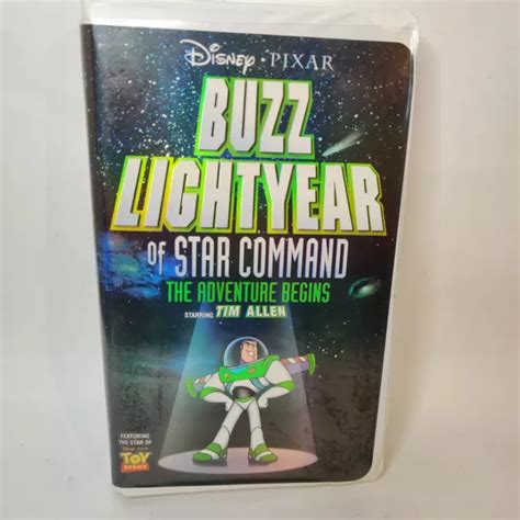 Buzz Lightyear Of Star Command The Adventure Begins Vhs 2000 £5 63