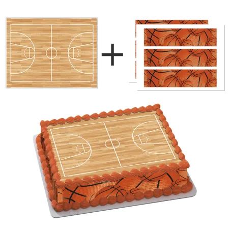 Kit Deco De G Teau Terrain De Basket A