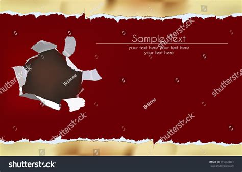 Ripped Paper Background Stock Vector (Royalty Free) 115763023 | Shutterstock