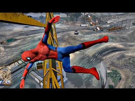 Gta Spiderman Jumping Off Highest Building Epic Compilation Youtube