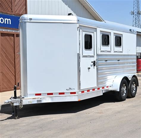 2019 4 Star 3 Horse Bumper Pull Horse Trailer