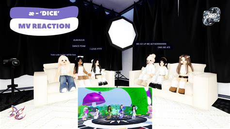 Dice Mv Reaction K Kuv Roblox Kpop Youtube