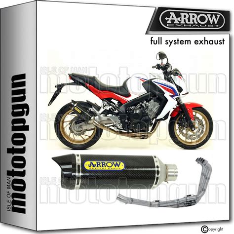 Arrow Full System Exhaust Ok Thunder Carbon C Honda Cb F