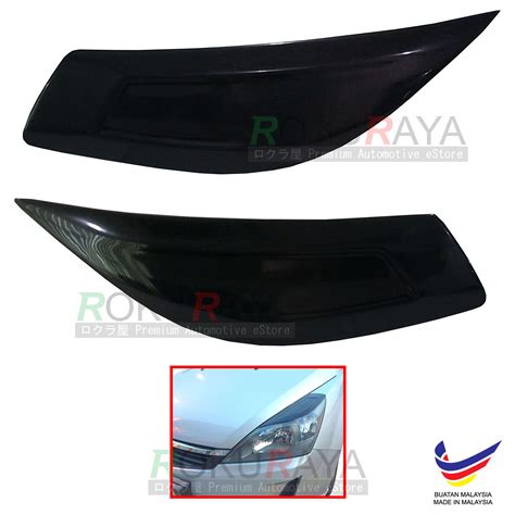 Proton Exora Custom Fit Abs Plastic Car Headlamp Head Lamp Eyelid Eye