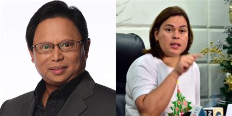 Arnold Clavio Pinaalalahanan Si Inday Sara Duterte Sa Kanyang