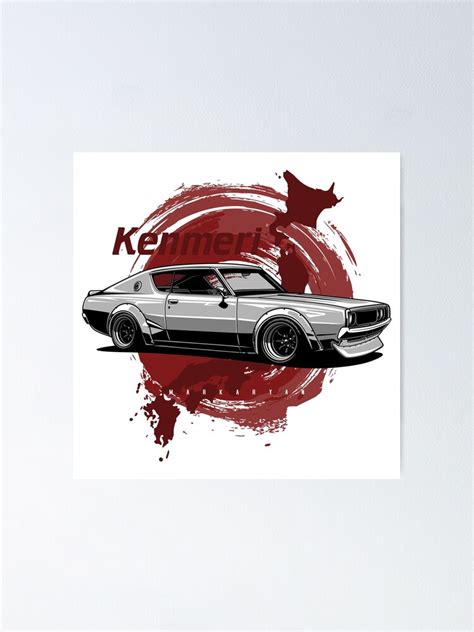 Skyline Gtr Kenmeri Poster By Olegmarkaryan Redbubble