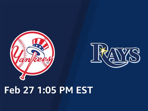 Prime Video New York Yankees At Tampa Bay Rays