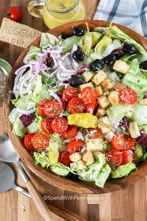 Easy Italian Salad Spend With Pennies