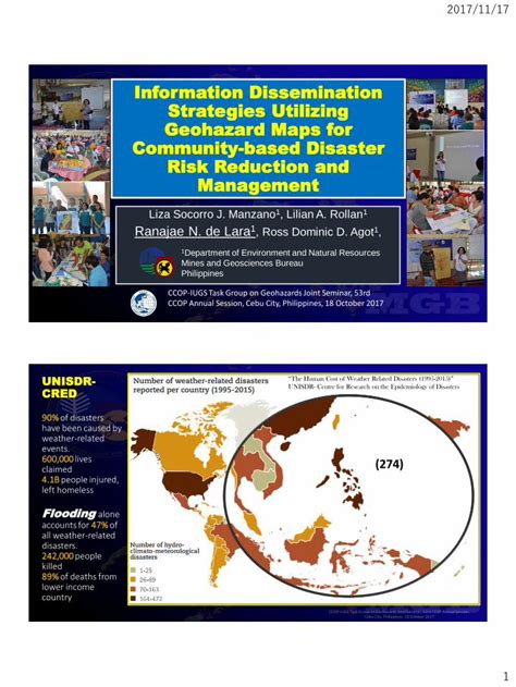 Pdf Information Dissemination Strategies Utilizing Geohazard Maps