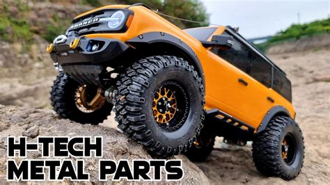 Traxxas Trx4 2021 Ford Bronco Upgrade H Tech Custom Metal Parts Youtube