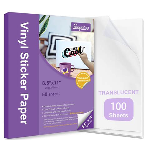 Printable Vinyl Sticker Paper Translucent - Wholesale Transfer paper ...