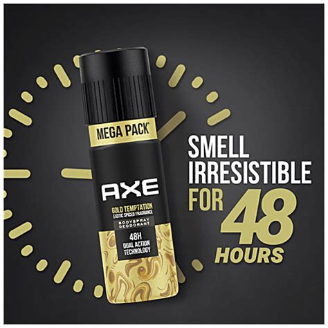 Buy Axe Gold Temptation Long Lasting Deodorant Bodyspray For Men