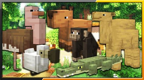 NOVO MOD DE ANIMAIS CAPIVARA AVESTRUZ ETC CREATURES FROM THE