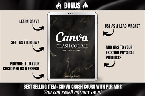 Plr Mrr Canva Mockup Template Bundle Master Resell Rights Digital