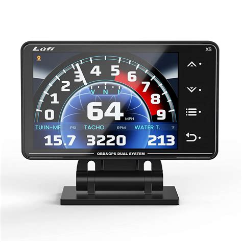 Lufi Xs Obd Gauge Display Car Inclinometer Boost Gauge Rpm Meter