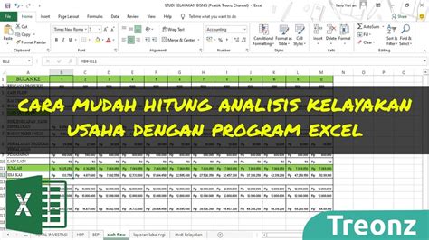 Cara Mudah Hitung Analisis Kelayakan Usaha Apapun Dengan Excel Gratis