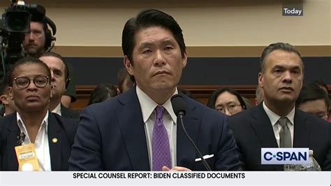 Former Special Counsel Hur Testifies On Biden Classified Documents