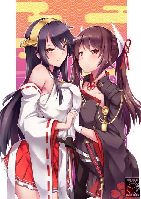 Haruna And Haruna Kantai Collection And 1 More Drawn By Gainoob