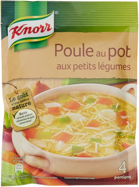 Knorr Poule Au Pot Aux Petits L Gumes Pour Le Sachet De G