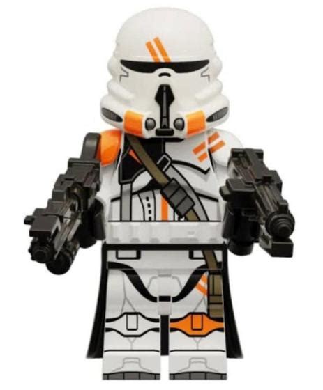 Boneco Blocos De Montar Clone Paratrooper Star Wars Mega Block Toys