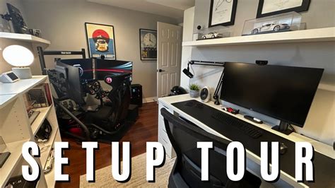 Tour Of My Sim Racing Rig And Home Office Setup The Ultimate Blend Of Work And Play Youtube