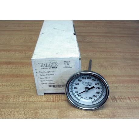 Trend TI 30 Bimetal Thermometer TI 30 Mara Industrial