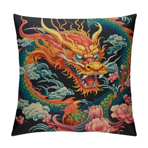 Onetech Chinese New Year 2024 Year Of The Dragon Throw Pillow