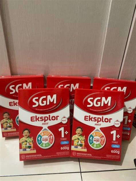 SGM Eksplor 1 Plus 1 3 Tahun Kemasan 600gr Rasa Vanilla Lazada