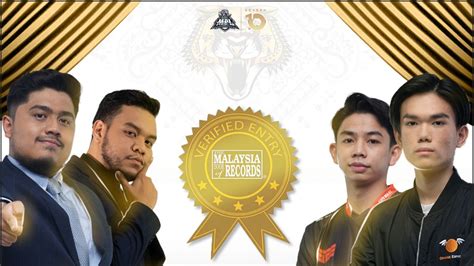 Malaysia Book Of Records Crowns MPL Malaysia As The Longest Running