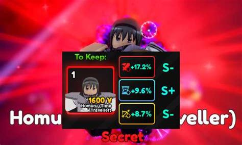 Homura Akemi Homuru Time Traveller EVO GOOD STAT S S S Anime