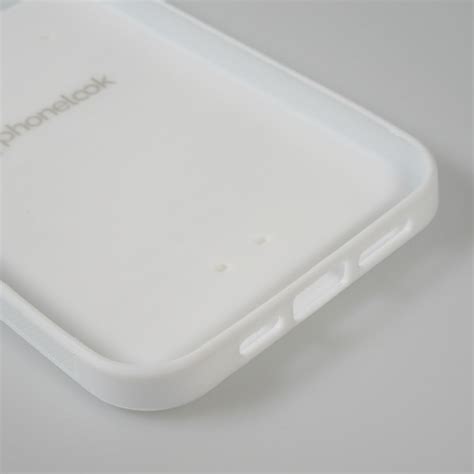 Coque Personnalis E En Silicone Rigide Blanc Iphone Pro Max