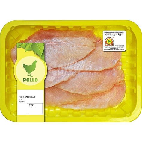 Sada Filetes De Pechuga De Pollo Halal Peso Aproximado Bandeja 500 G