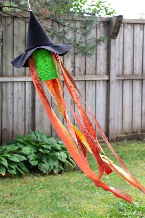 Halloween Witch Windsock DIY Halloween Decorations Scratch And