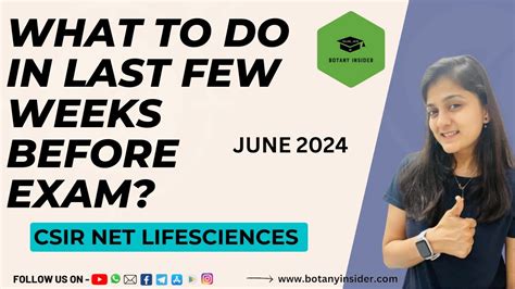 What To Do In Last Few Weeks Before Csir June Net Lifesciences