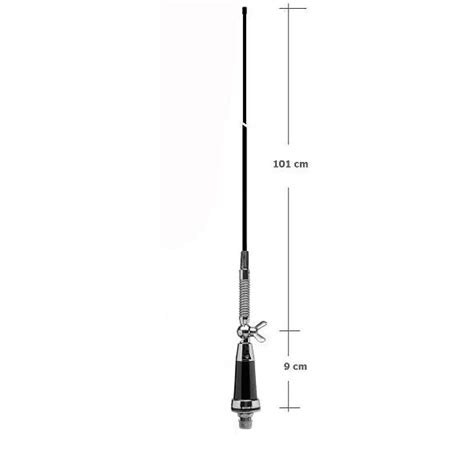 Antenna Veicolare Sirio Gl 27 Black Per Camper