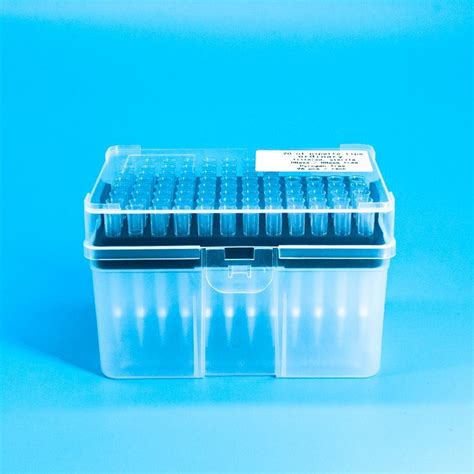 Laboratory Consumables 20UL Filter Pipette Tip Sterile Dnase Free Rnase