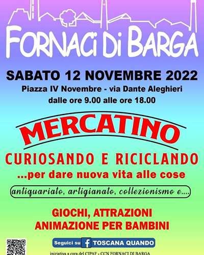 Mercatino Curiosando E Riciclando A Fornaci Di Barga Sabato