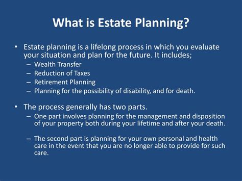 Ppt Estate Planning Basics Powerpoint Presentation Free Download Id2236930