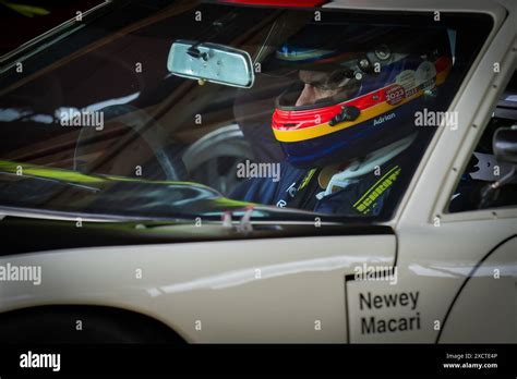 Adrian Newey Tests A Ford Gt40 At Goodwood Motor Circuit In West Sussex