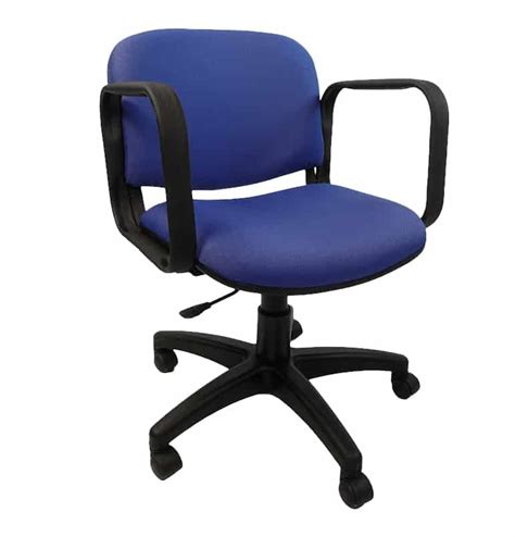 Silla Operativa Allegro con Brazos en Tela Mini Color Azul Eléctrico