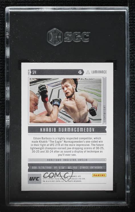 Panini Chronicles Ufc Luminance Asia Khabib Nurmagomedov For