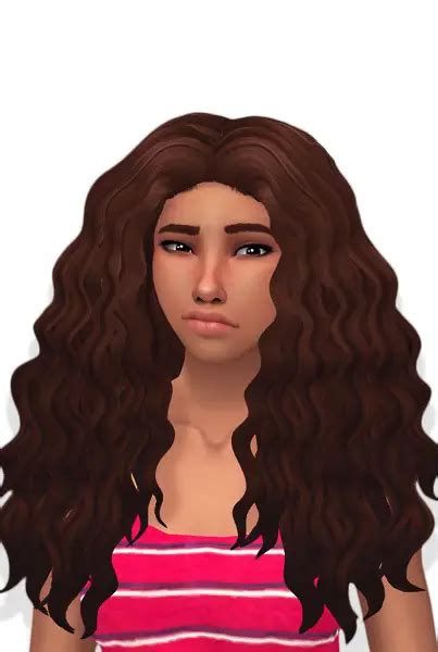 Butterscotchsims: Sintiklia Diva clayified hair - Sims 4 Hairs