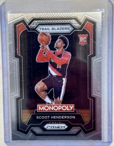 Prizm Monopoly Scoot Henderson Rookie Rc Prizm Trail