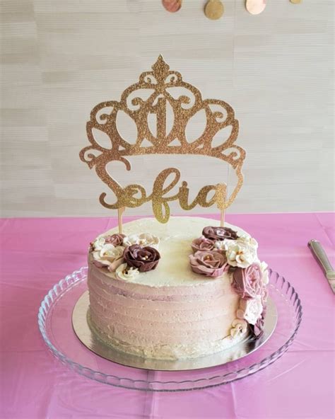 Crown Cake Topper By Nj Creative Cards Paper Craft