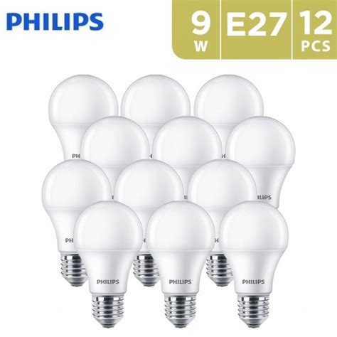 Buy Ess Led Bulb 9w E27 3000k 230v 1pf12 Warm White 12 Pieces توصيل