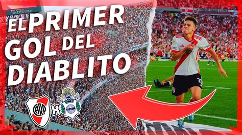 HISTÓRICO EL PRIMER GOL del DIABLITO ECHEVERRI en RIVER River vs