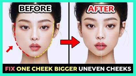 Face Exercise For Fix Uneven Cheeks Uneven Face Get A Symmetrical