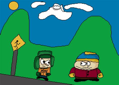 Pixilart - Kyle And Cartman Fighting Part 1! by Kurtpro8