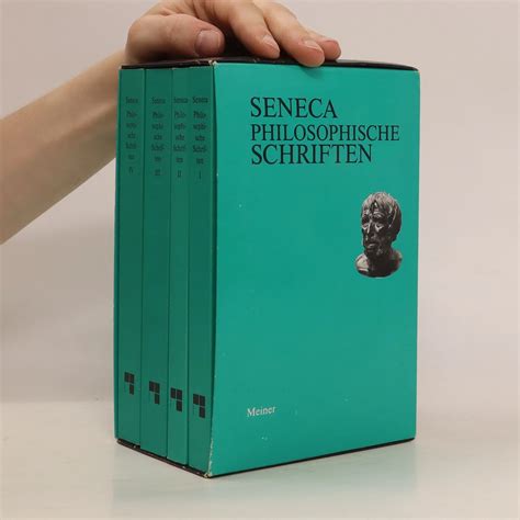 Philosophische Schriften I IV Seneca Knihobot Cz