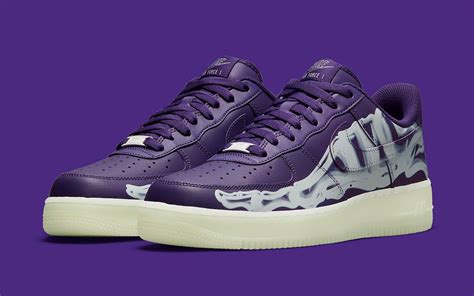 Where To Buy The Nike Air Force 1 Purple Skeleton House Of Heat